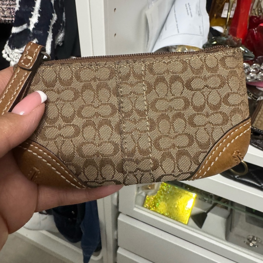 Coach Monogram Key Pouch